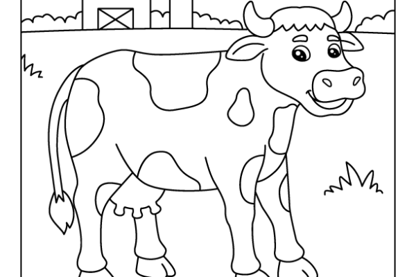 Cow Coloring Page