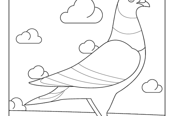 Dove Coloring Page