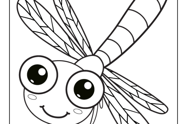 Dragonfly Coloring Page