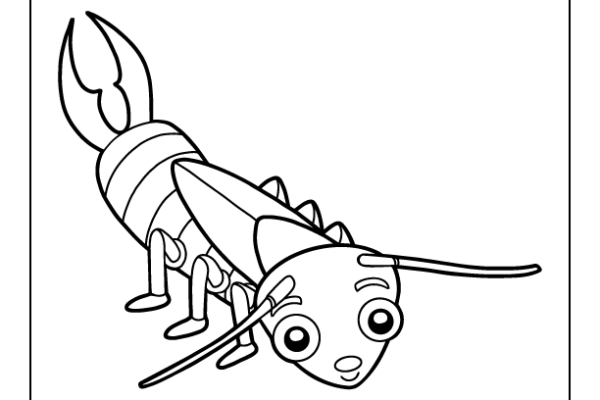 Earwig Coloring Page