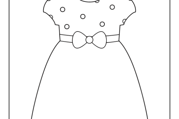 Frock Coloring Page