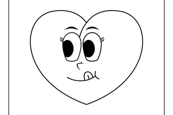 Heart Coloring Page