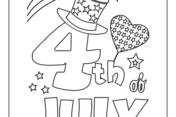 Independence Day Coloring Page