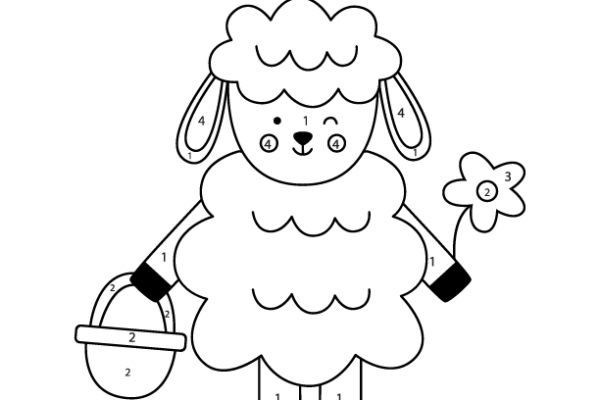 Lamb Color by Number