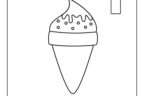 Letter I Coloring Page