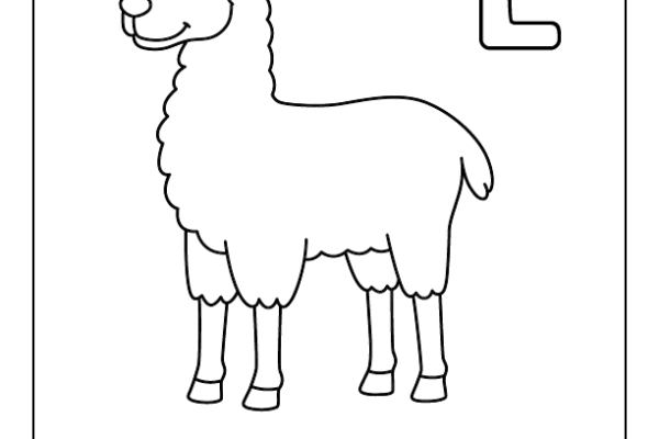 Letter L Coloring Page