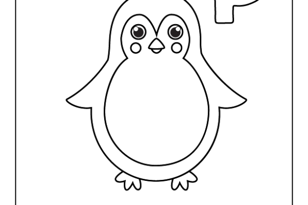 Letter P Coloring Page