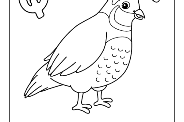 Letter Q Coloring Page