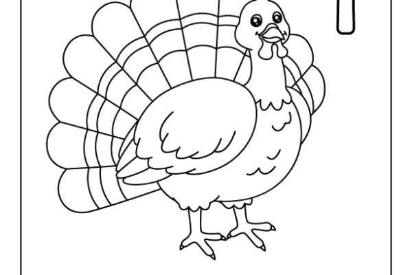 Letter T Coloring Page