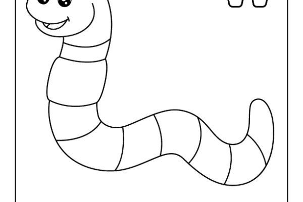 Letter W Coloring Page