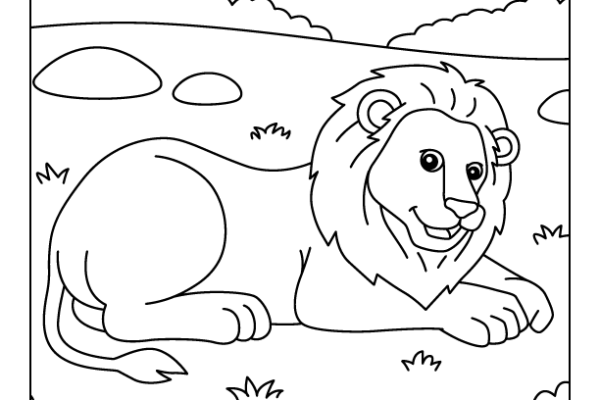 Lion Coloring Page