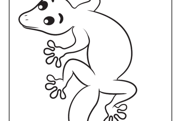 Lizard Coloring Page