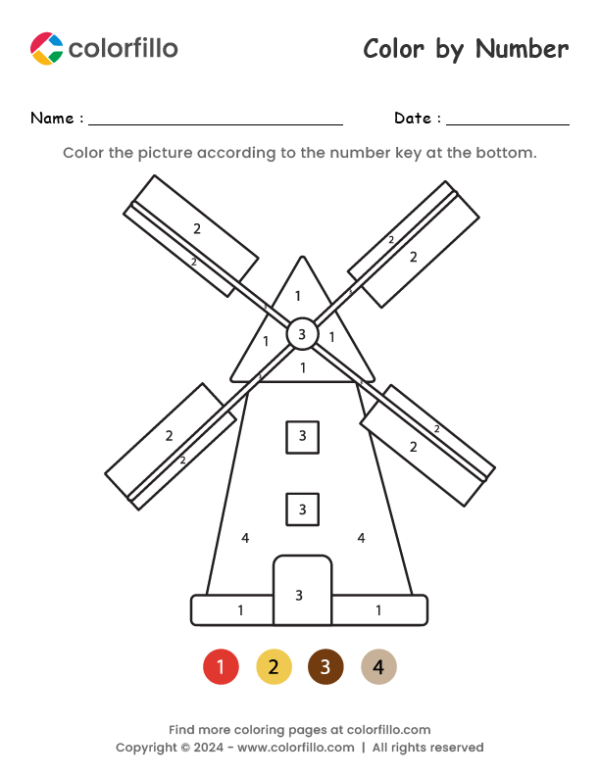 Mill Color by Number