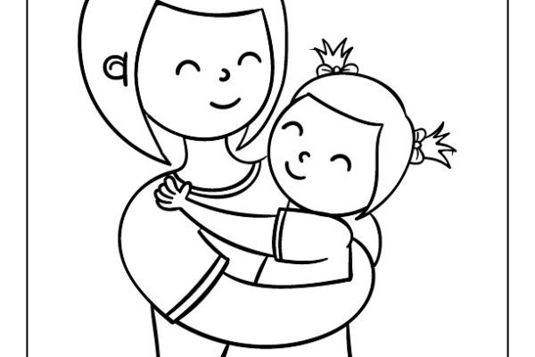 Mothers Day Coloring Page