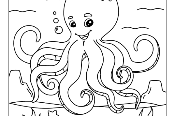 Octopus Coloring Page