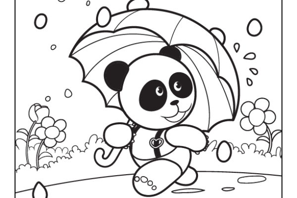 Panda Coloring Page