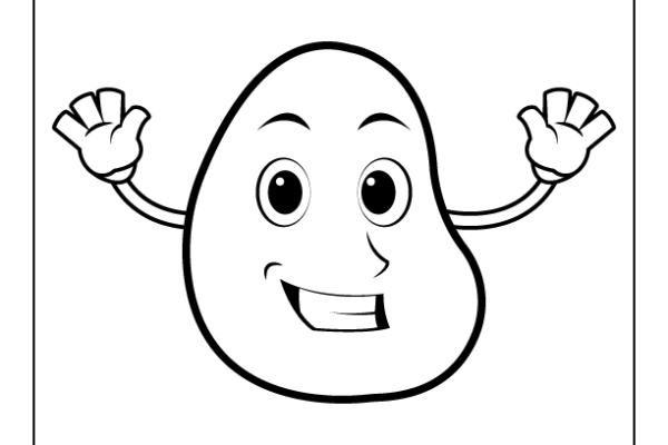 Potato Coloring Page