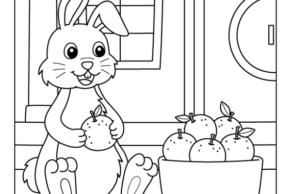 Rabbit Coloring Page