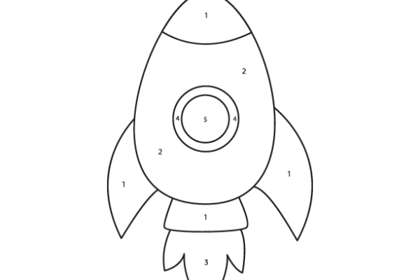 Rocket Color by Number