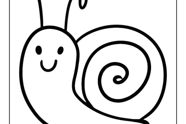 Sea Snail Coloring Page