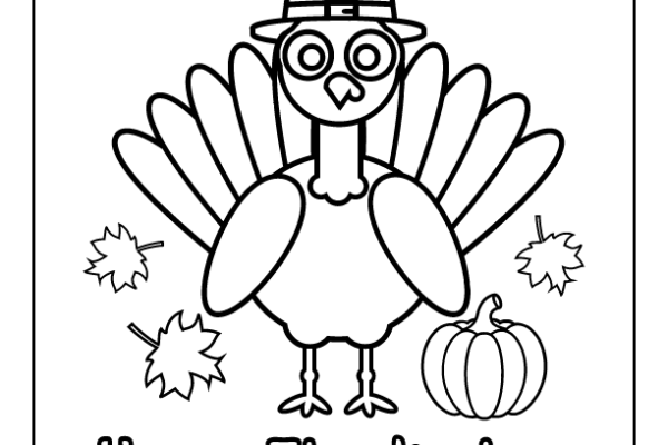 Thanksgiving Day Coloring Page