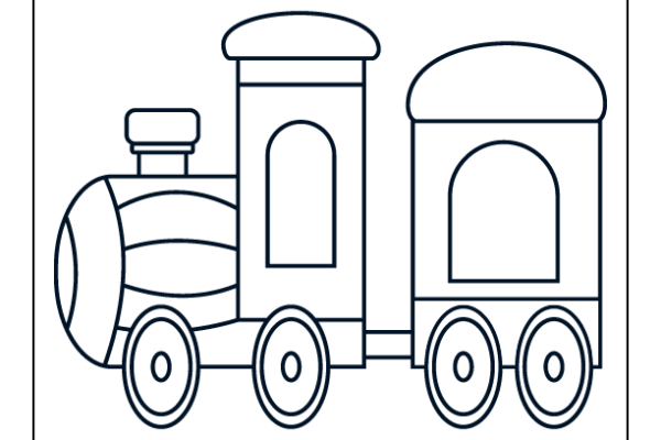 Train Coloring Page