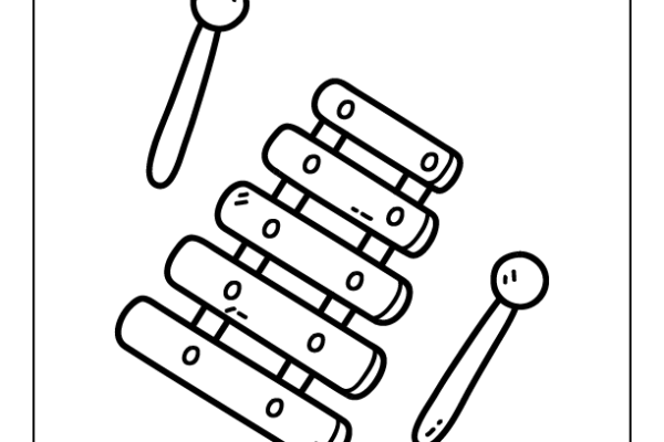 Xylophone Coloring Page